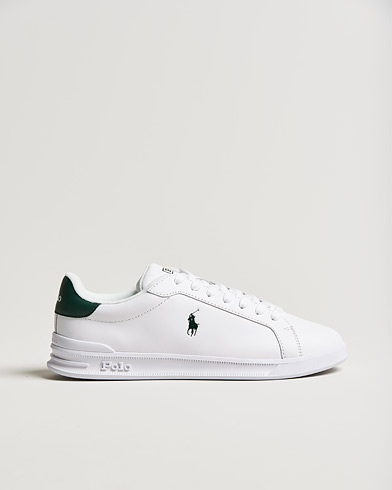Herre | Sneakers med lavt skaft | Polo Ralph Lauren | Heritage Court Sneaker White/College Green