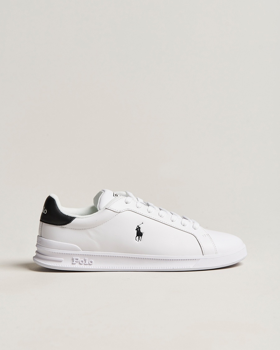Polo Ralph Lauren Heritage Court Sneaker White/Black – Hvid