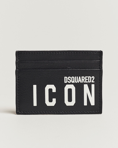 Herre |  | Dsquared2 | Icon Leather Card Holder Black