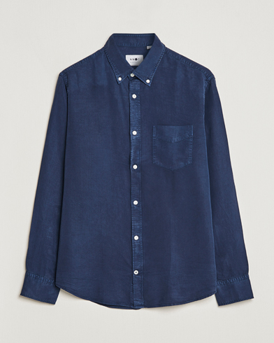 Herre | Tøj | NN07 | LevonTencel Shirt Blue