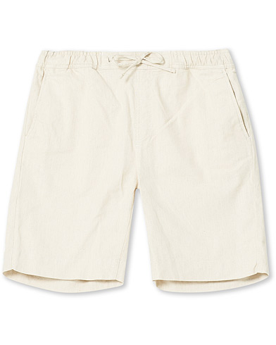Hørshorts |  Winward Linen Drawstring Shorts Off White