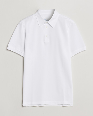 Herre | Stenströms | Stenströms | Cotton Polo Shirt White