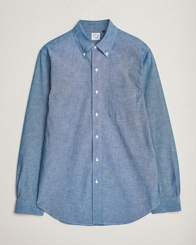  |  Button Down Chambray Shirt Light Blue