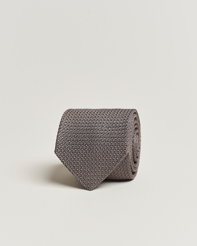 Herre | Slips | Amanda Christensen | Silk Grenadine 8 cm Tie Grey