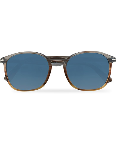 Firkantede solbriller |  PO3215S Sunglasses Brown/Gradient Blue
