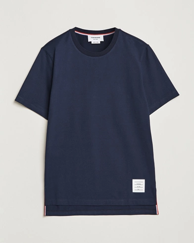 Herre | Thom Browne | Thom Browne | Relaxed Fit Short Sleeve T-Shirt Navy
