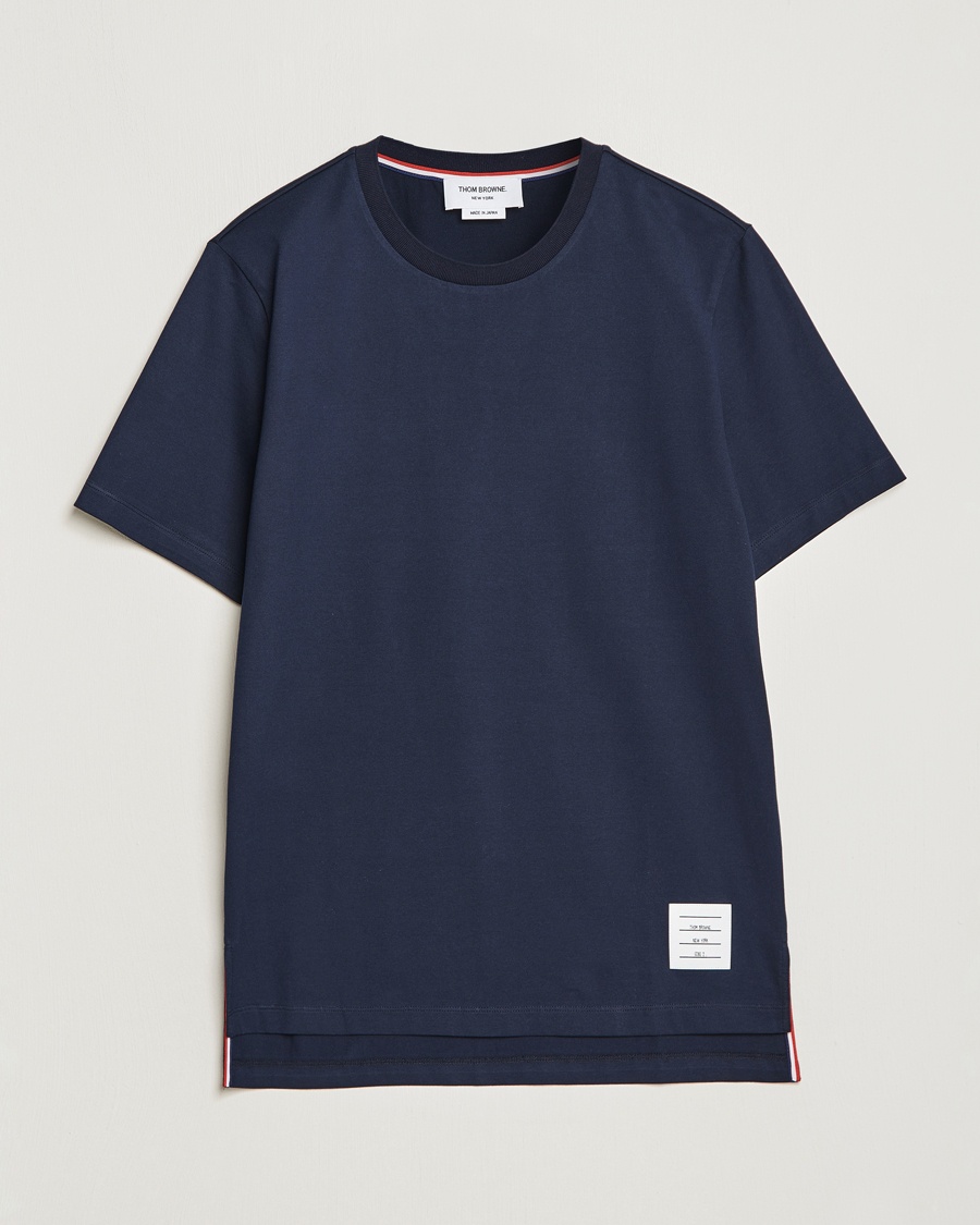 Thom Browne Relaxed Fit T-Shirt Navy – Blå