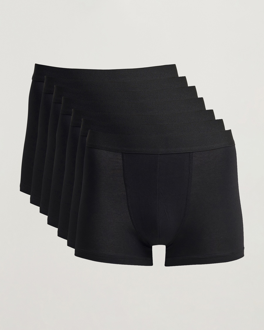 Bread & Boxers 7-Pack Boxer Brief Black – Sort