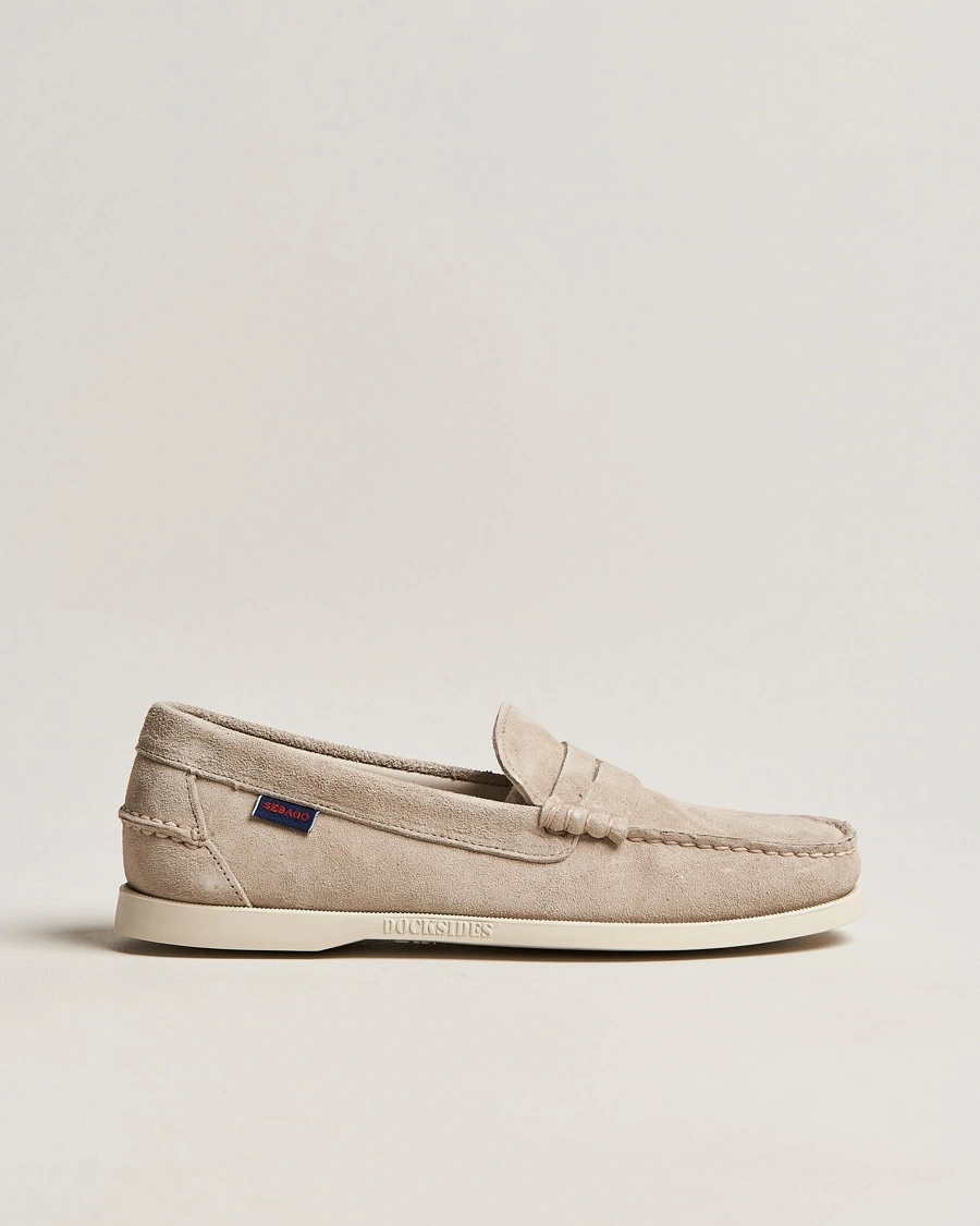 Herre | Sko i ruskind | Sebago | Dan Suede Loafer Brown Taupe