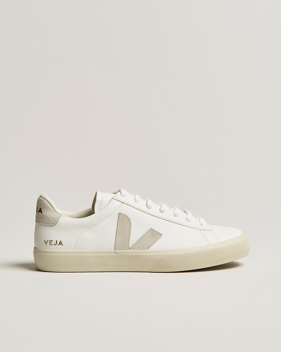 Veja Campo Sneaker Extra White/Natural Suede – Hvid