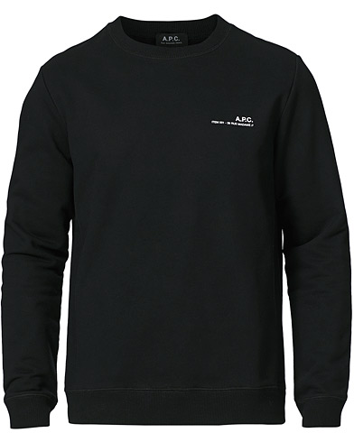 Herre | A.P.C. | A.P.C. | Item Crew Neck Sweatshirt Black