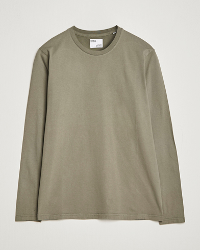 Herre | Langærmede t-shirts | Colorful Standard | Classic Organic Long Sleeve T-shirt Dusty Olive