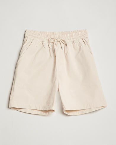 Herre | Drawstringshorts | Colorful Standard | Classic Organic Twill Drawstring Shorts Ivory White