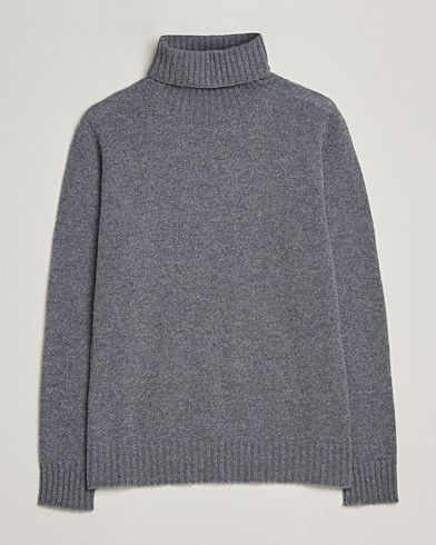 Altea Wool/Cashmere Turtleneck Sweater Heather Grey