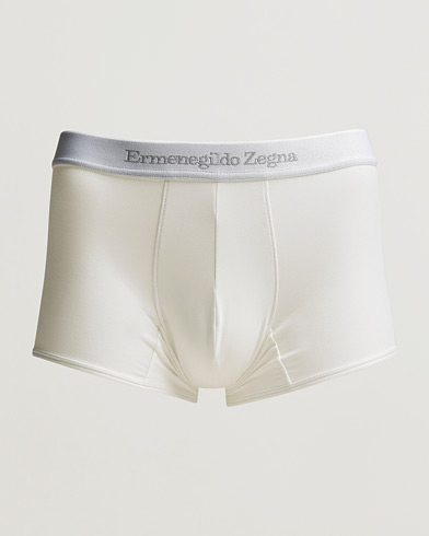 Herre | Zegna | Zegna | Cotton Stretch Trunk Boxers White