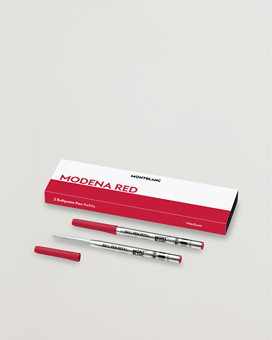 Herre | Penne | Montblanc | 2 Ballpoint Pen Refills Modena Red
