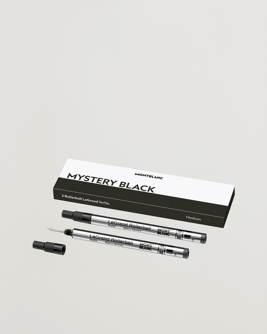 Montblanc 2 Rollerball LeGrand Pen Refills Mystery Black – Sort