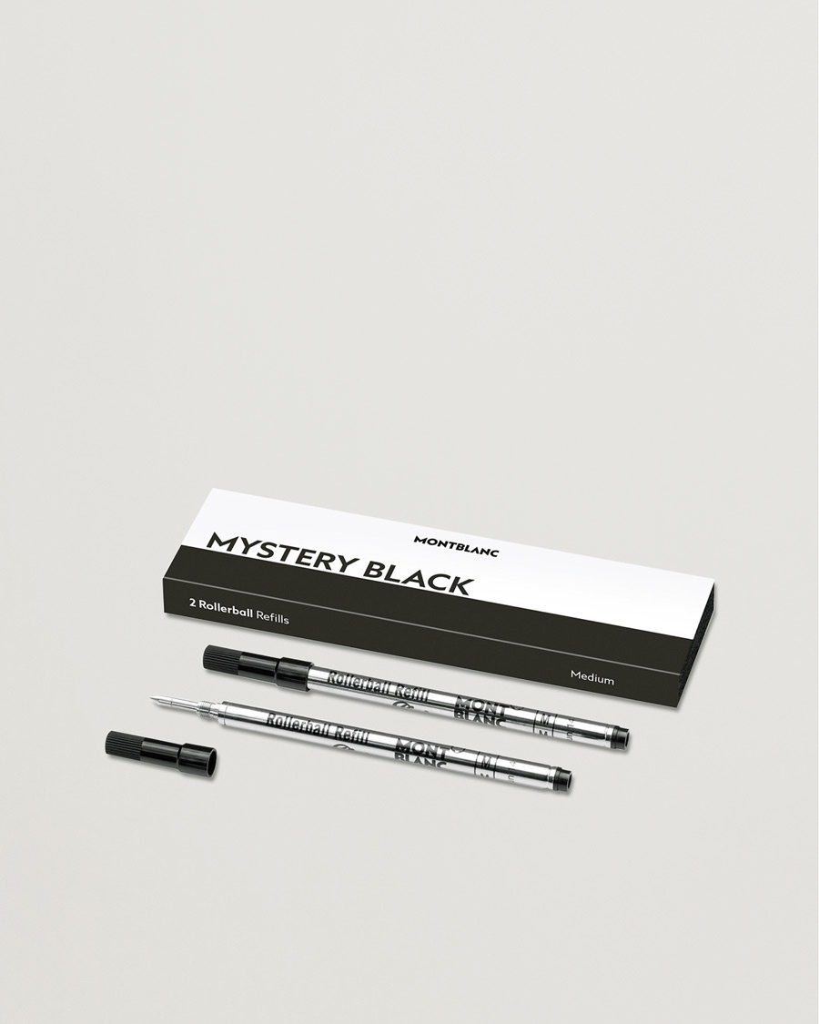 Montblanc 2 Rollerball Refills Mystery Black – Sort