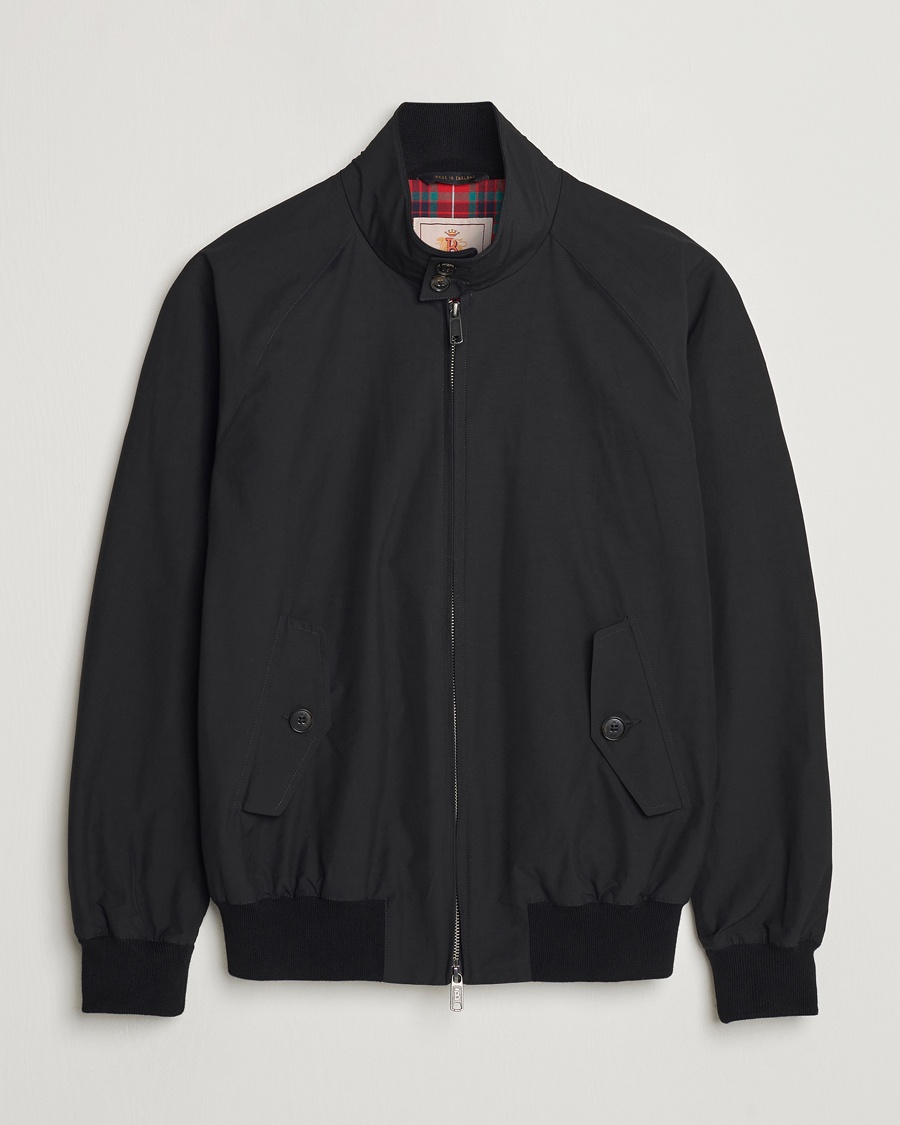 Baracuta G9 Original Harrington Jacket Black – Sort