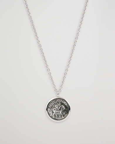 Herre | Smykker | Tom Wood | Coin Pendand Necklace Silver