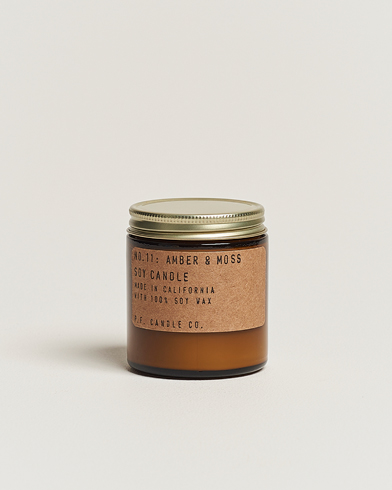Herre | Duftlys | P.F. Candle Co. | Soy Candle No. 11 Amber & Moss 99g