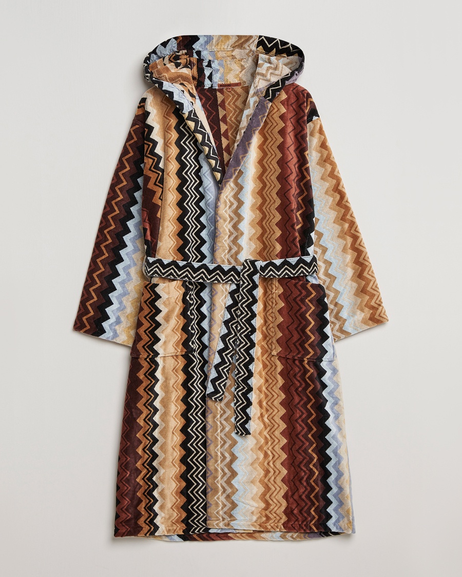Missoni Home Giacomo Bathrobe Multicolor – Blå