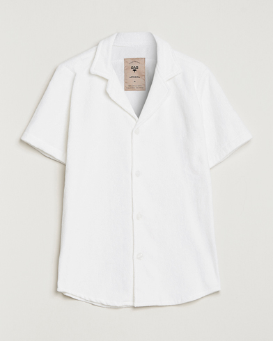 Herre | Kortærmede skjorter | OAS | Terry Cuba Short Sleeve Shirt White