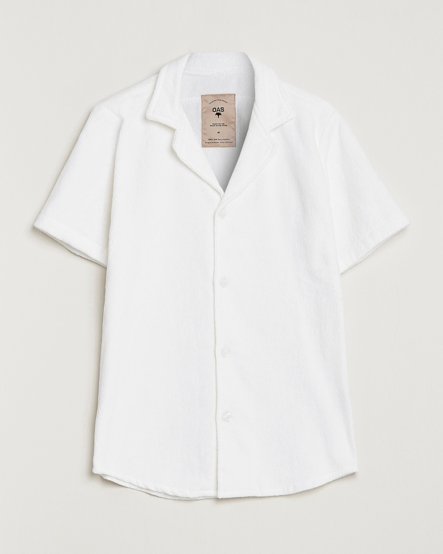 OAS Terry Cuba Short Sleeve Shirt White – Hvid