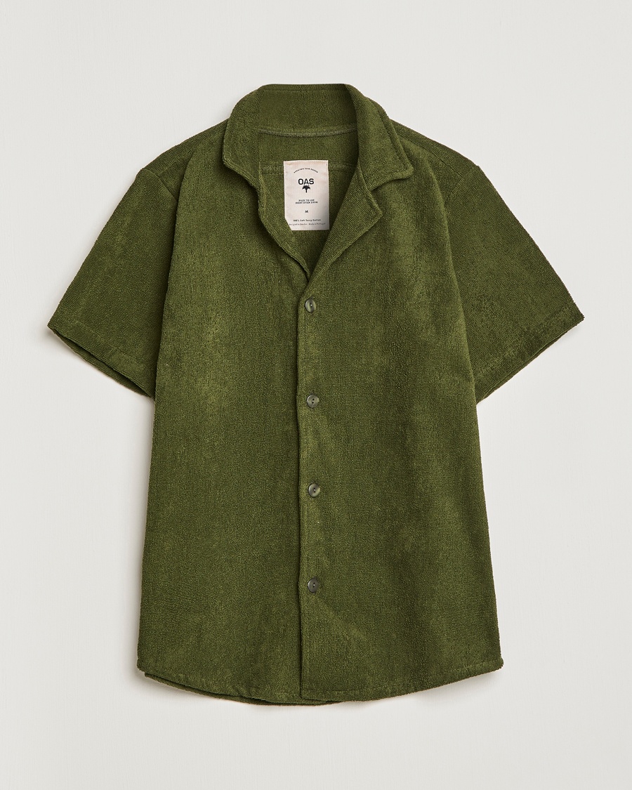Herre | Skjorter | OAS | Terry Cuba Short Sleeve Shirt Army