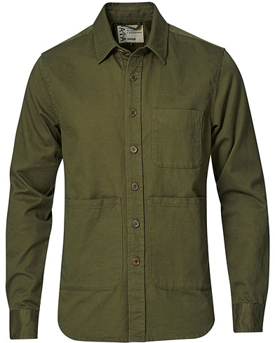 An overshirt occasion |  Heritage Twill Utility Shirt Military