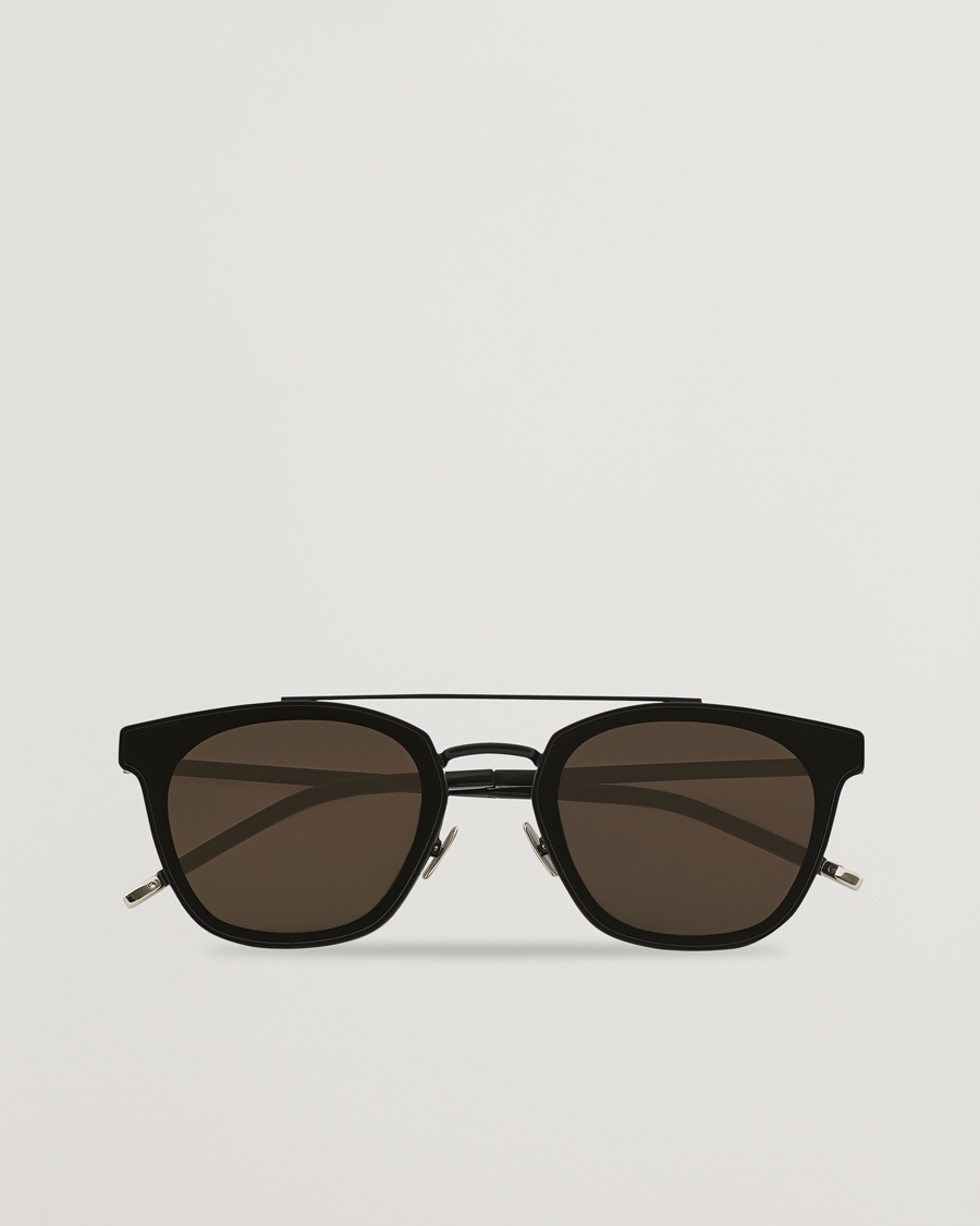 Saint Laurent SL 28 Sunglasses Black/Grey – Sort