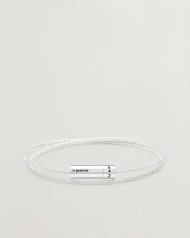 Herre |  | LE GRAMME | Double Cable Bracelet Sterling Silver 9g