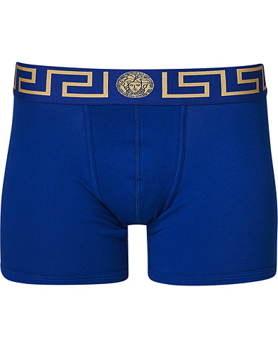 Herre | Undertøj | Versace | Greca Boxer Briefs Blue