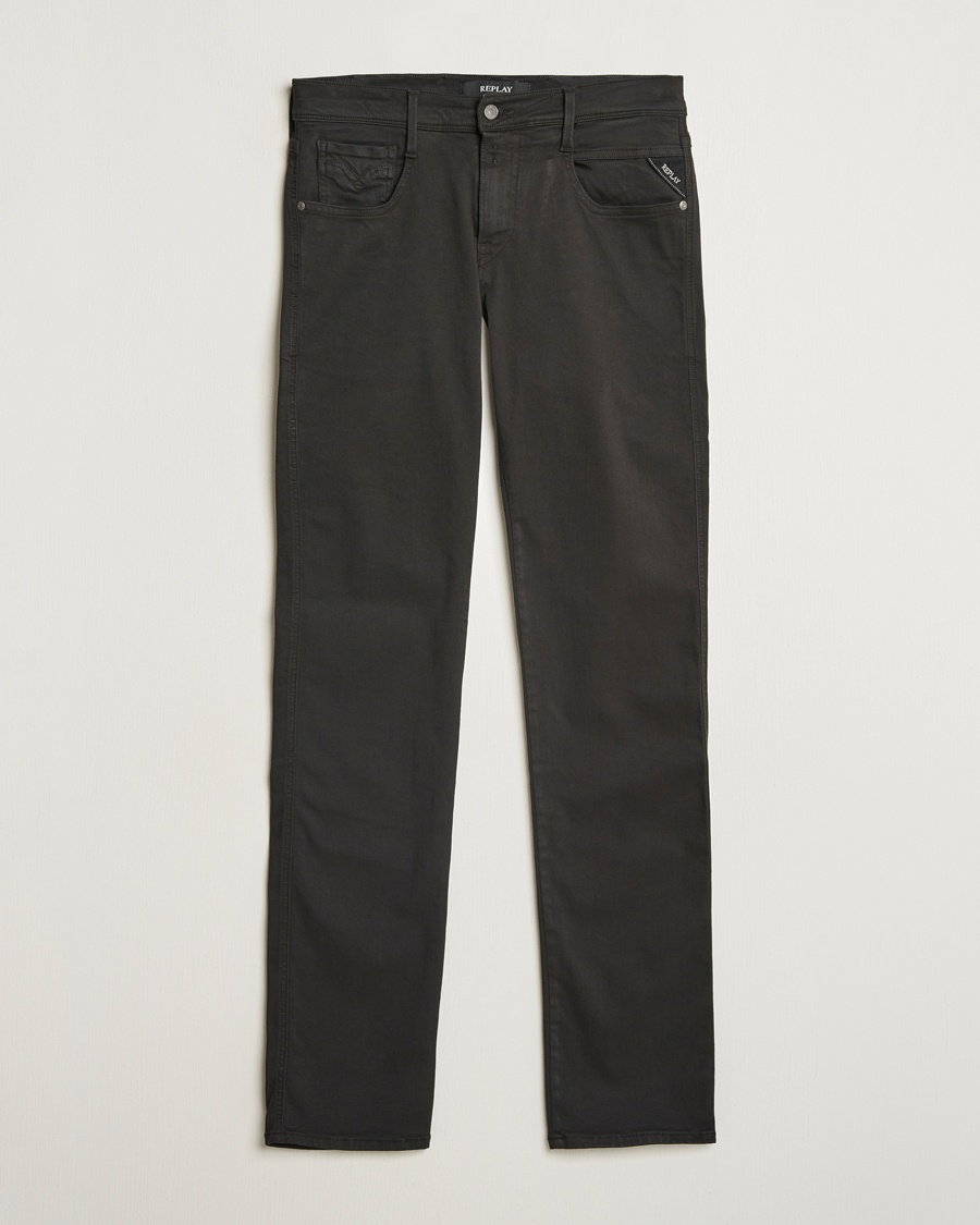 Replay Anbass Hyperflex X.Lite 5-Pocket Pants Black – Sort
