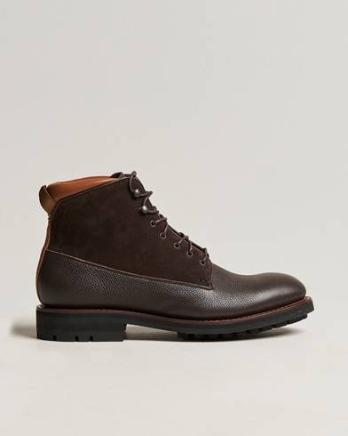  |  Raphia Leather/Suede Boot Moro/Coffee