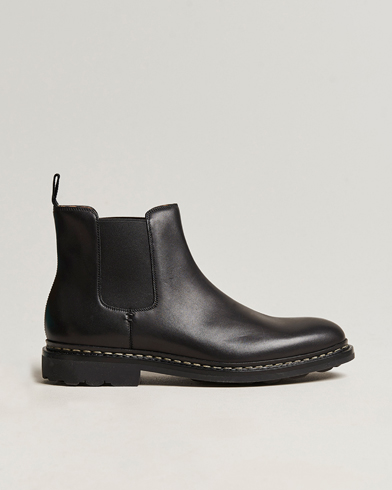 Herre | Sorte støvler | Heschung | Tremble Leather Boot Black Anilcalf