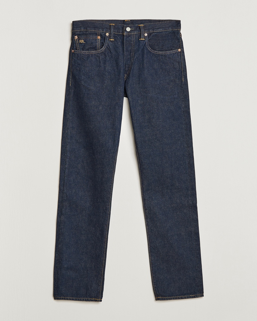 RRL Slim Fit 5-Pocket Denim Once Washed