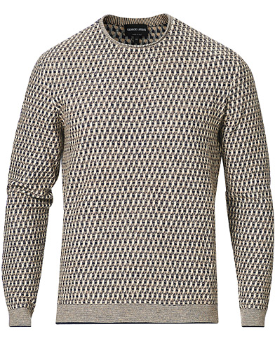  |  Geometrical Jacquard Sweater Beige