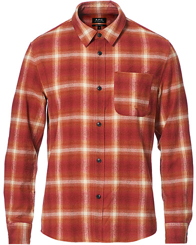 Overshirts |  Trek Flannel Overshirt Red Check