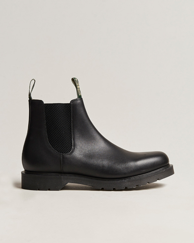 Herre | Sorte støvler | Loake Shoemakers | Loake 1880 Mccauley Heat Sealed Chelsea Black Leather