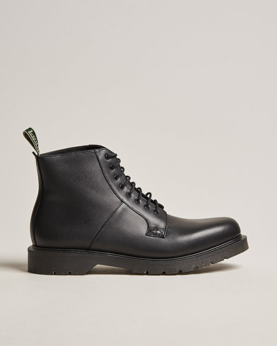 Herre | Sorte støvler | Loake Shoemakers | Niro Heat Sealed Laced Boot Black Leather