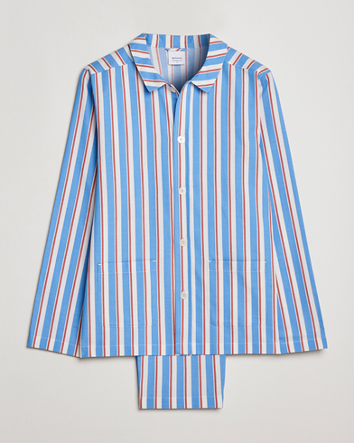 Herre | Pyjamas & Morgenkåber | Nufferton | Uno Triple Striped Pyjama Set Blue/White/Red