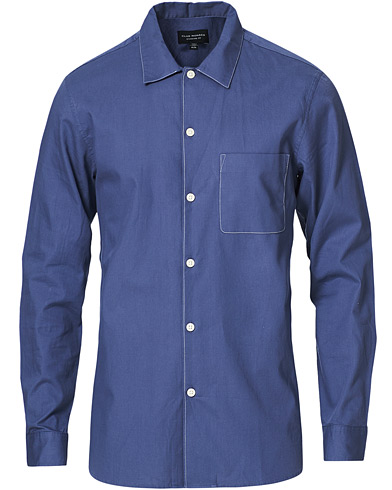 Casualskjorter |  Long Sleeve Standard Cotton Shirt Crown Blue