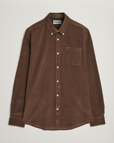 Fløjlsskjorter |  Ramsey Corduroy Shirt Brown