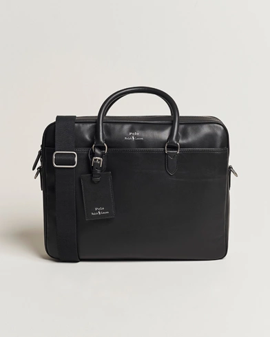 Herre |  | Polo Ralph Lauren | Leather Commuter Bag Black