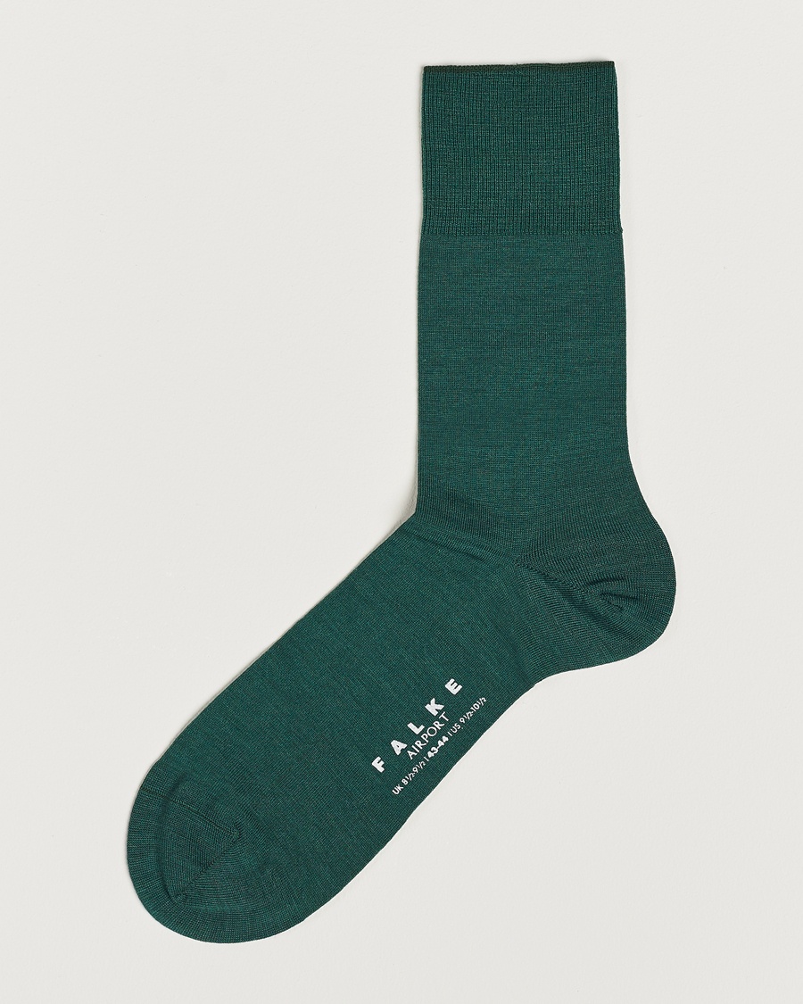 Falke Airport Socks Hunter Green – Grøn