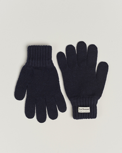 Herre | Handsker | Le Bonnet | Merino Wool Gloves Midnight