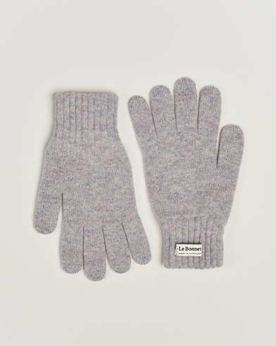 Herre | Gamle produktbilleder | Le Bonnet | Merino Wool Gloves Smoke