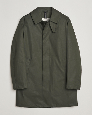 Herre | Gå regnen i møde med stil | Mackintosh | Cambridge Car Coat Bottle Green