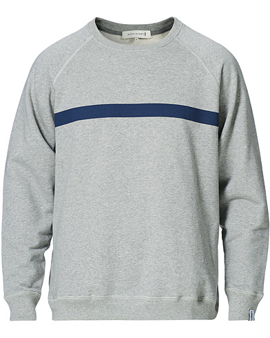 Sweatshirts |  Printed Tape Crew Neck Sweatshirt Grey